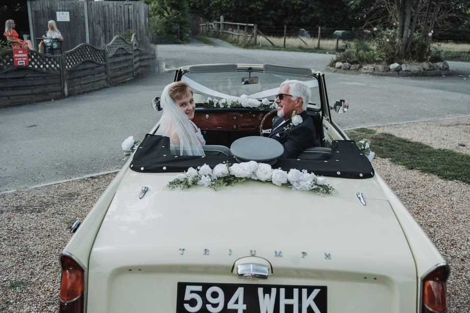 Classic car shot