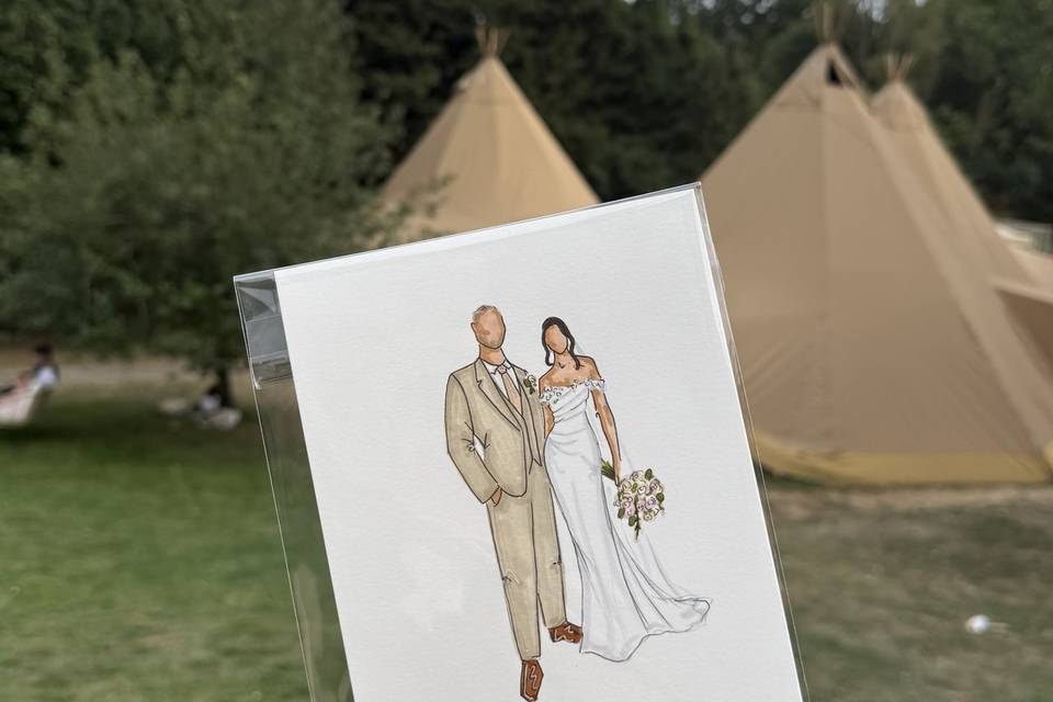 Bride and groom