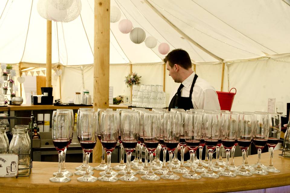 Yurt Wedding Bar