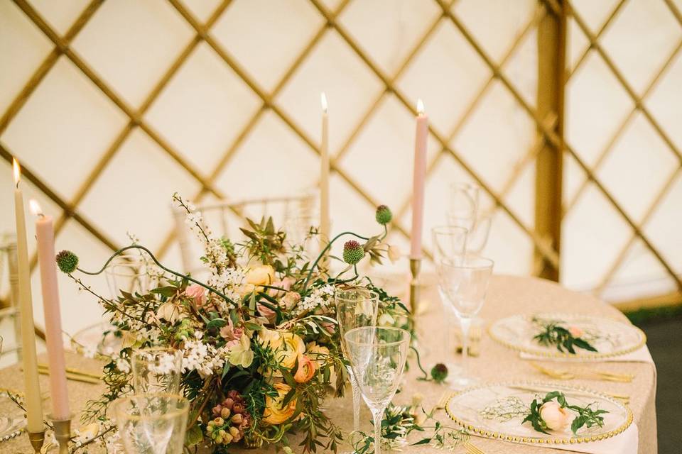 Wedding Table Styling