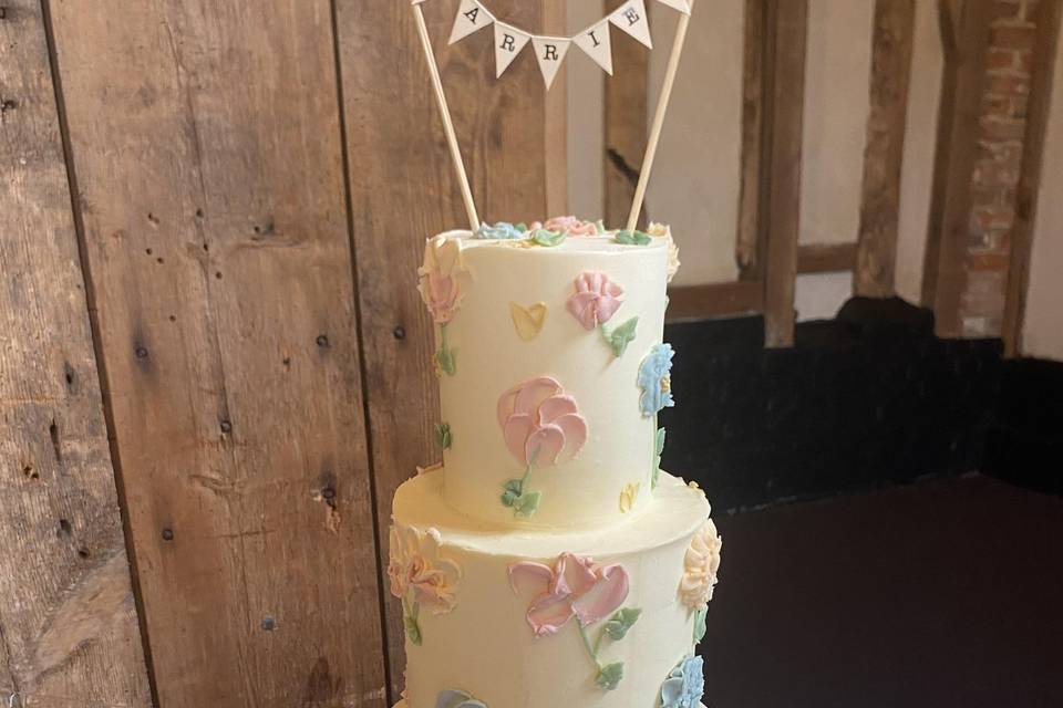 Buttercream Flowers Blake Hall