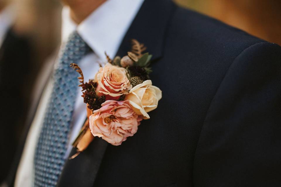 Autumn buttonhole