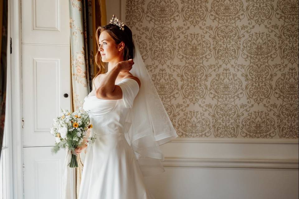 Bridal bouquet in spring