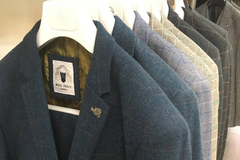 SG Menswear & Marc Darcy suits