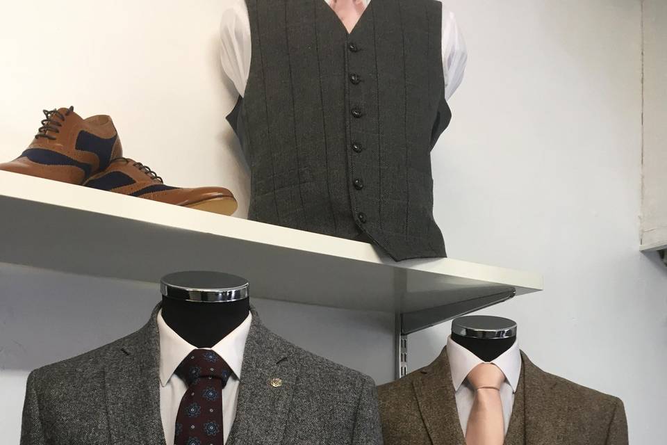 Tweed suits to hire