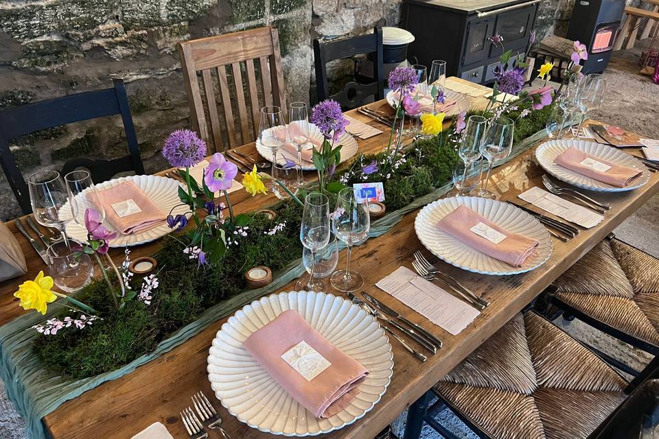 Table setup idea 1