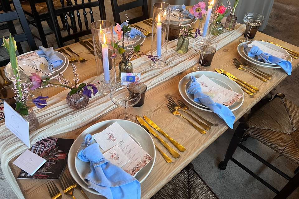 Table setup idea 2