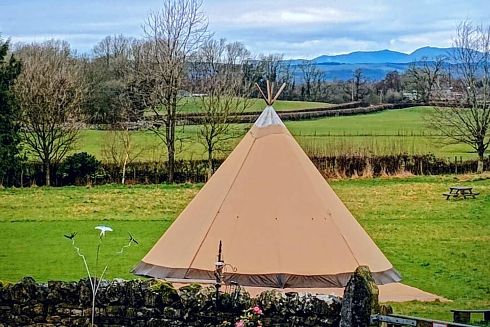 Tipi in The Orchard