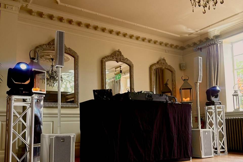 DJ Setup Eaves Hall