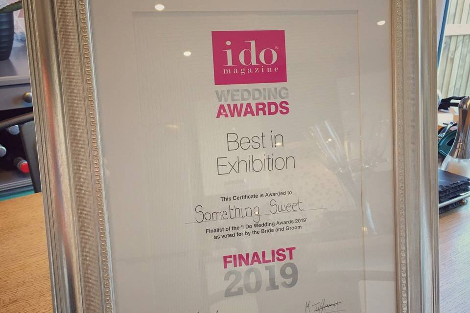 Best in exhibition at I Do