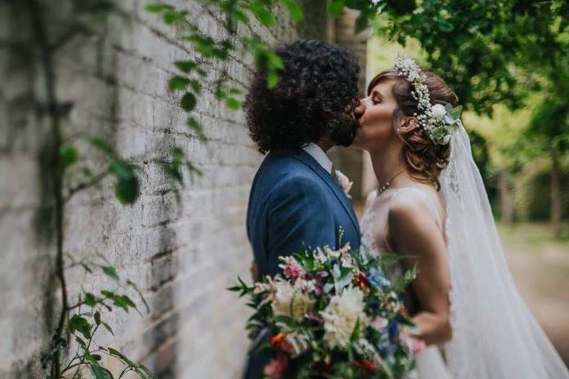 Trailing whimsical bouquet