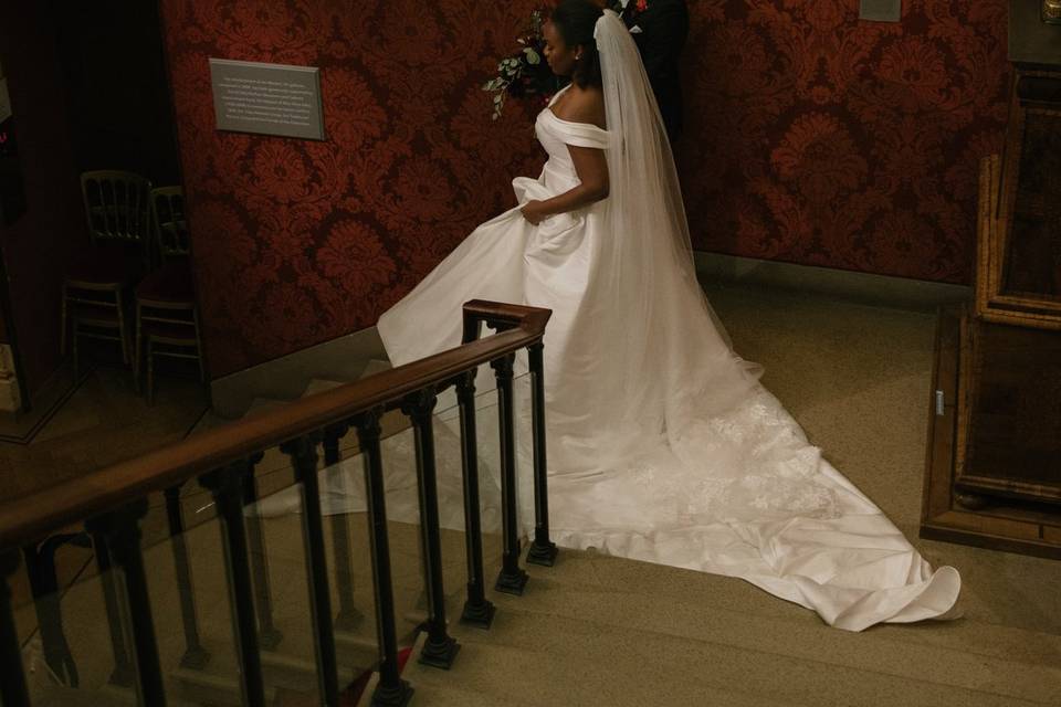 Intimate Museum wedding