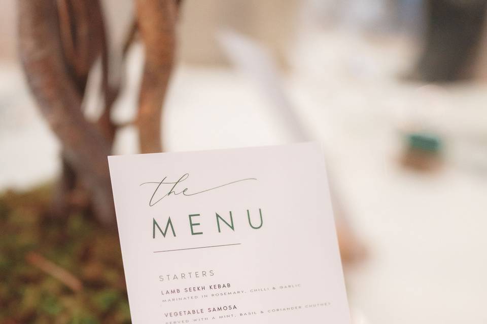 Creating exceptional menus