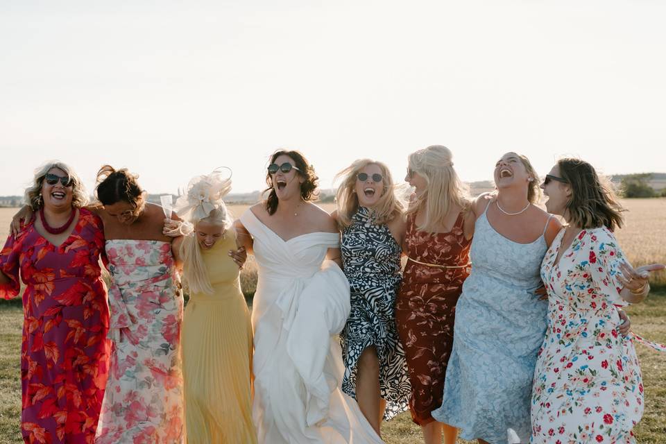 Fun Group photo with friends