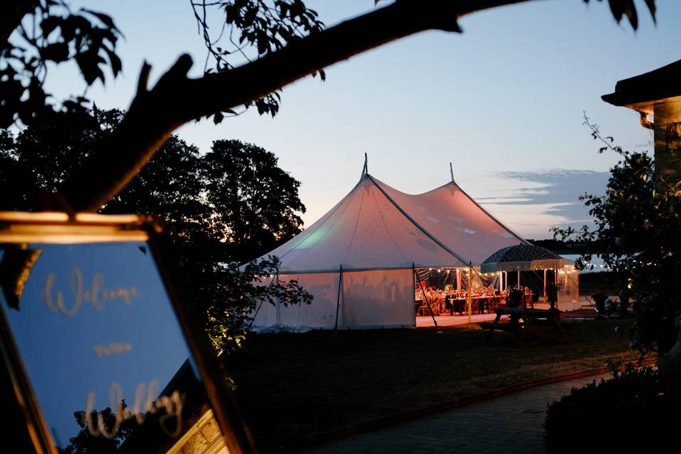 Sailcloth Marquee detail photo