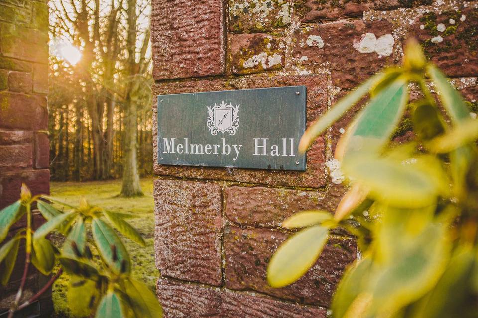 Entrance to melmerby hall