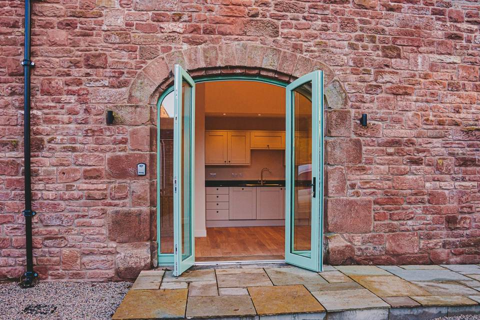 Entrance to stables conference