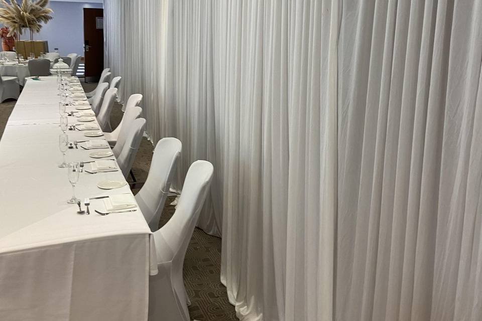 Draping Top Table