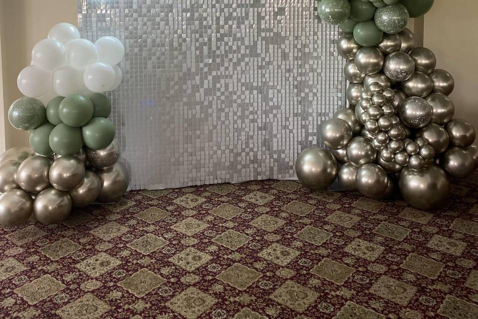 Themed Shimmer wall