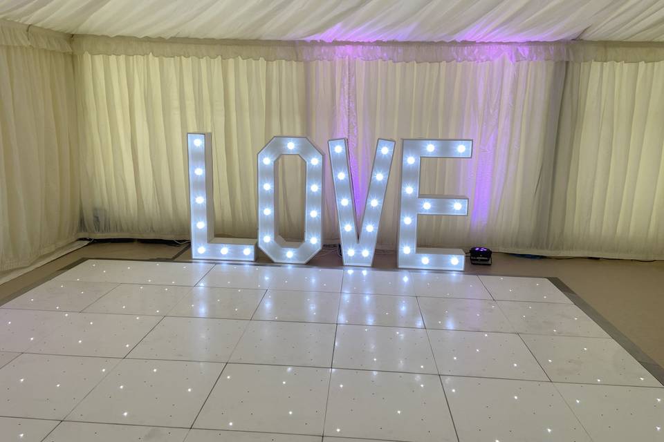 Love and uplights