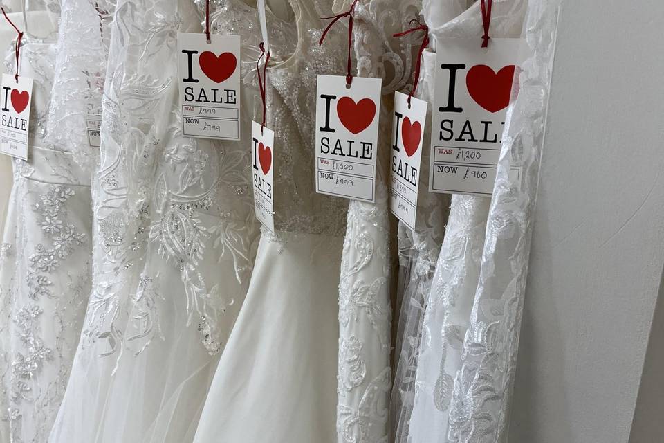 Sample sale….Dresses from £200