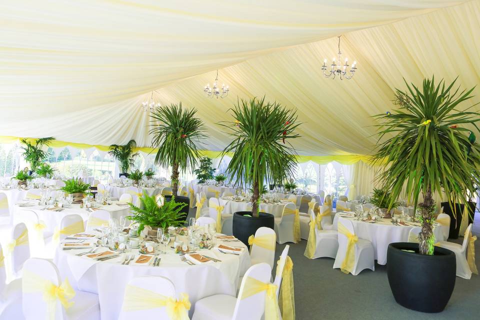 Marquee internal decor