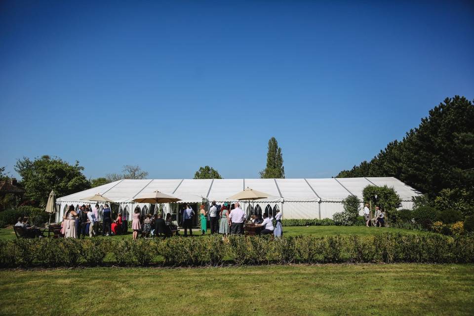 Reception marquee