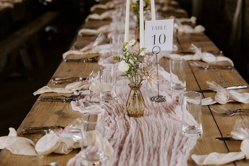 Table set up