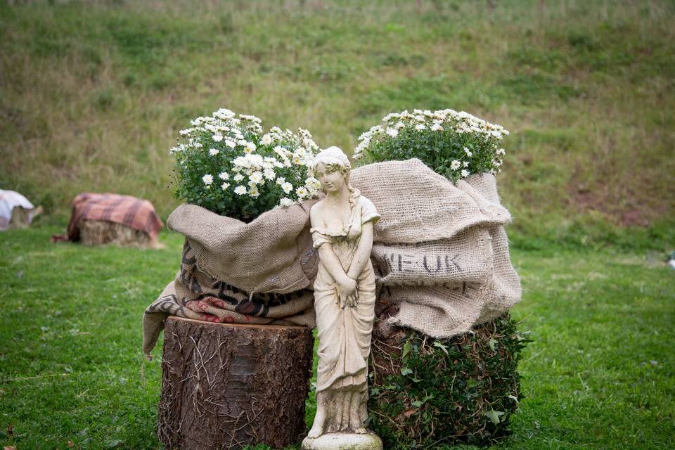 Decoration on the lawn