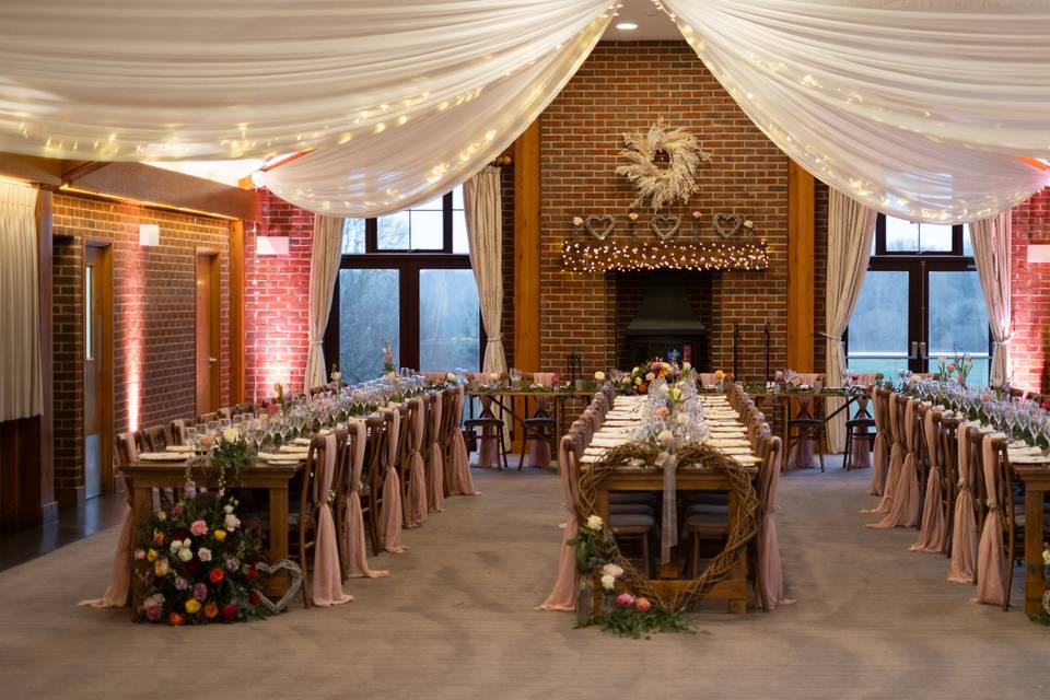 Wedding Breakfast Barn Style