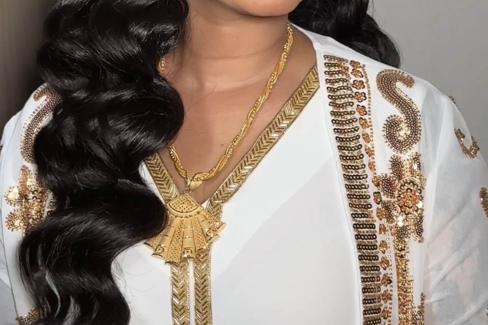 hairstyle A classic wedding l