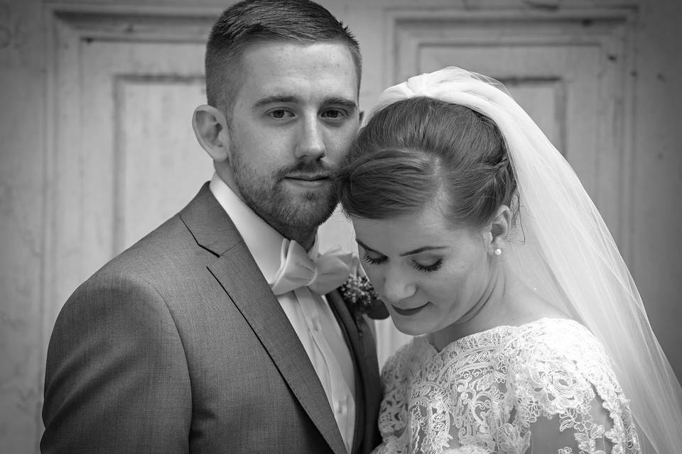 Wedding Portrait at Hampton Court House