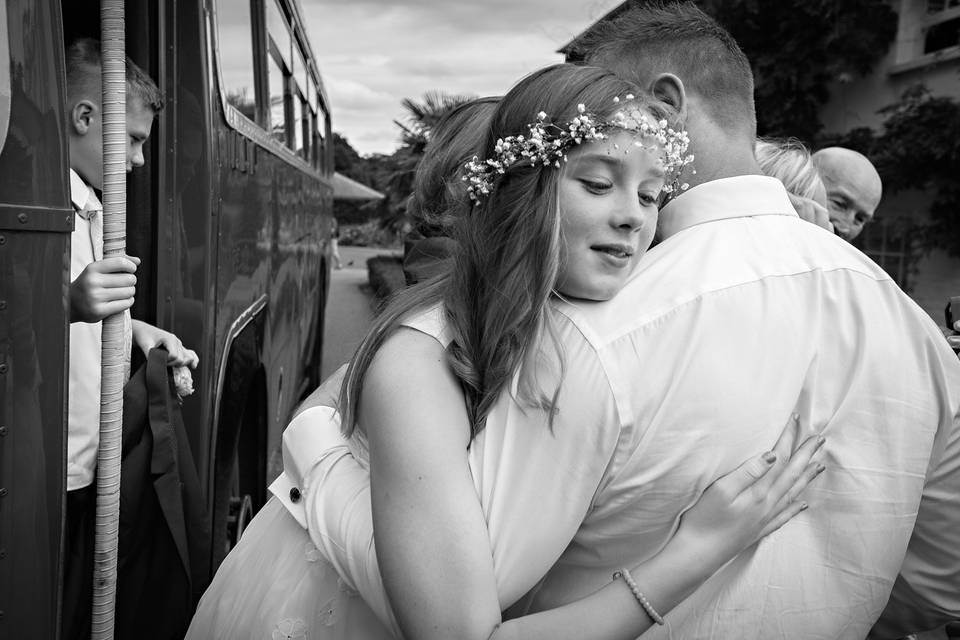 Fun Portrait of Bride and Groom