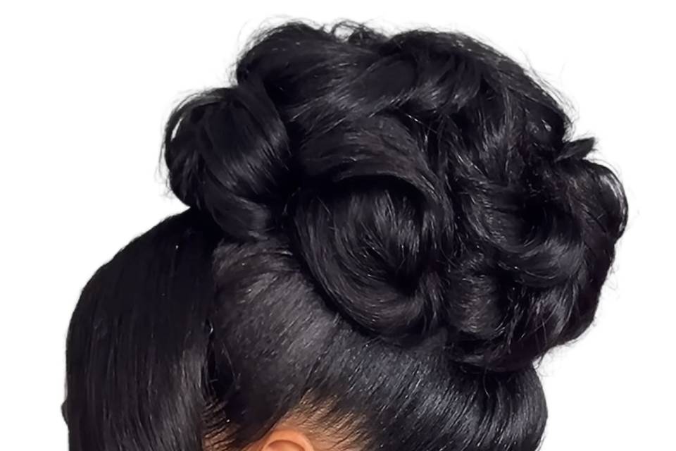 Hairstyle A classic wedding lo