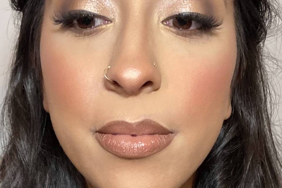 Bridal Makeup Closeup