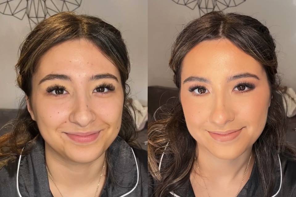 Bridesmaid makeup