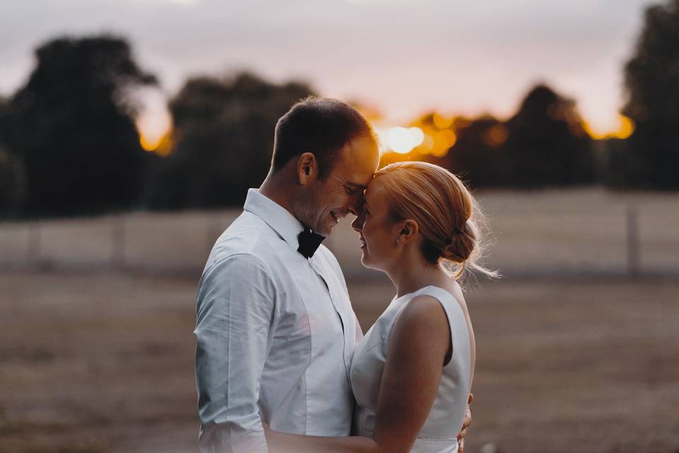 Sunset wedding films