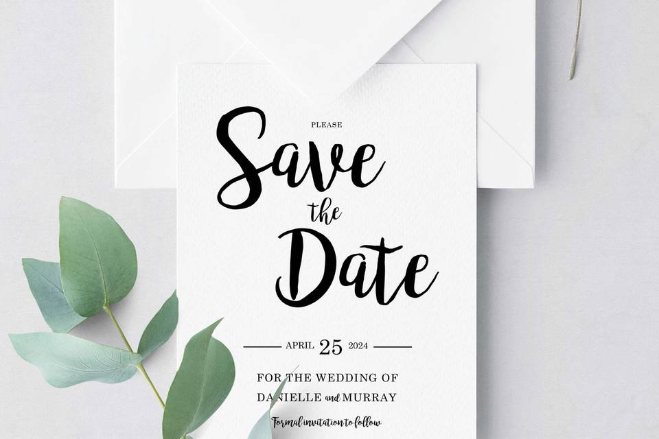 Simple Save the date