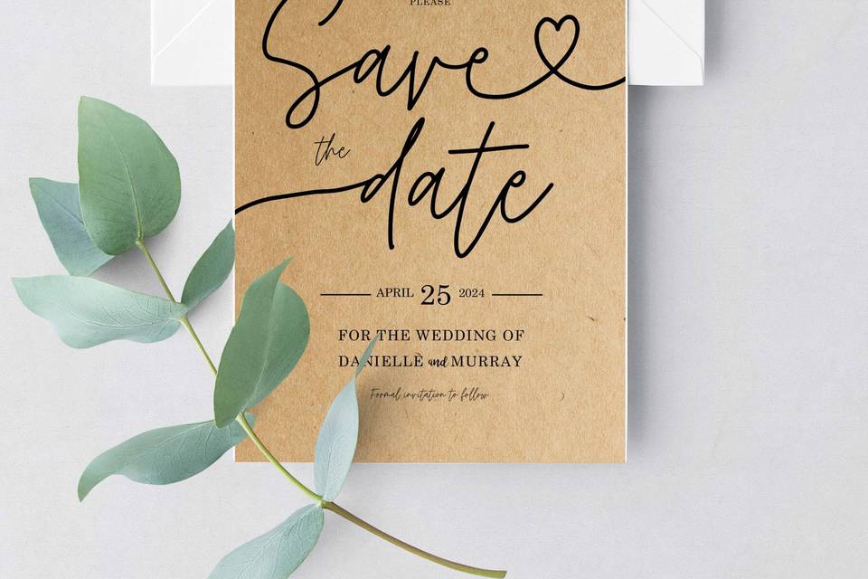 Simple Save the date