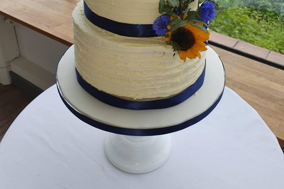 Textured buttercream