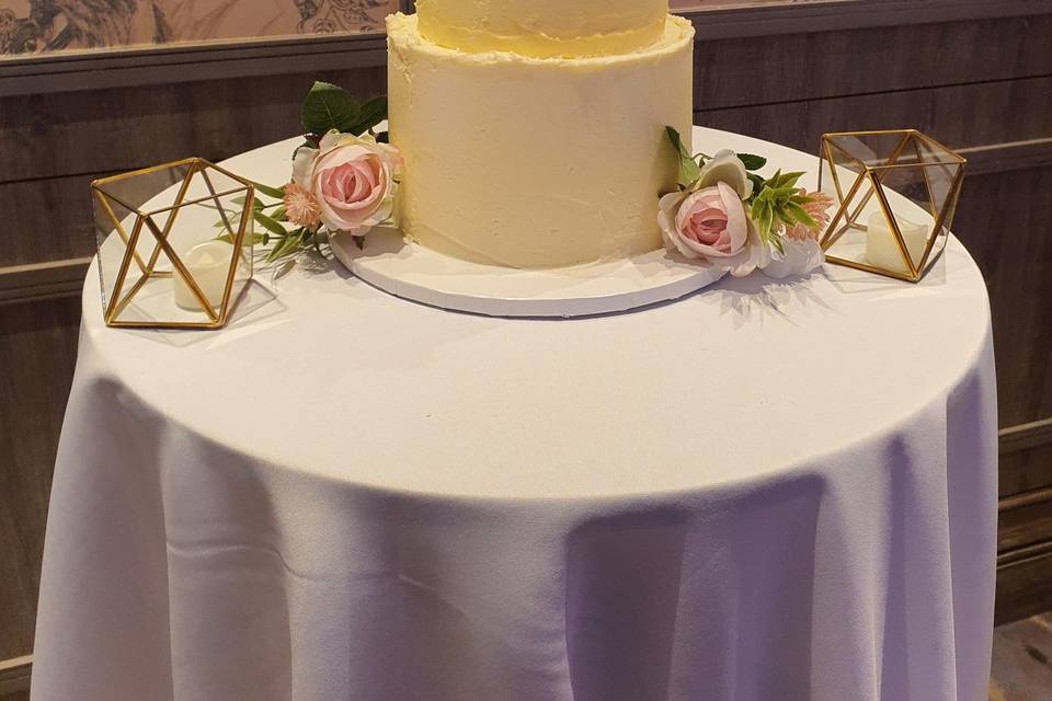 Two tiered buttercream