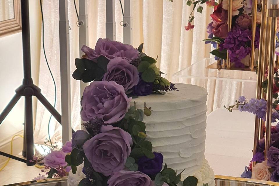 Two tiered buttercream