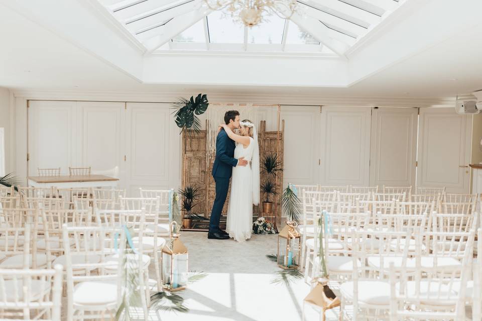 Hayne House Indoor Ceremony