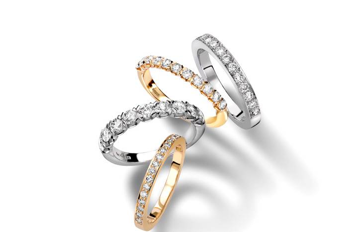 Diamond wedding rings