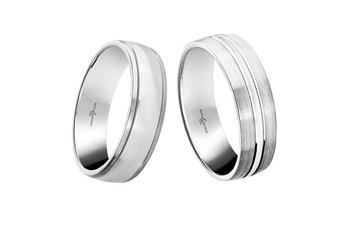Wedding rings patterned