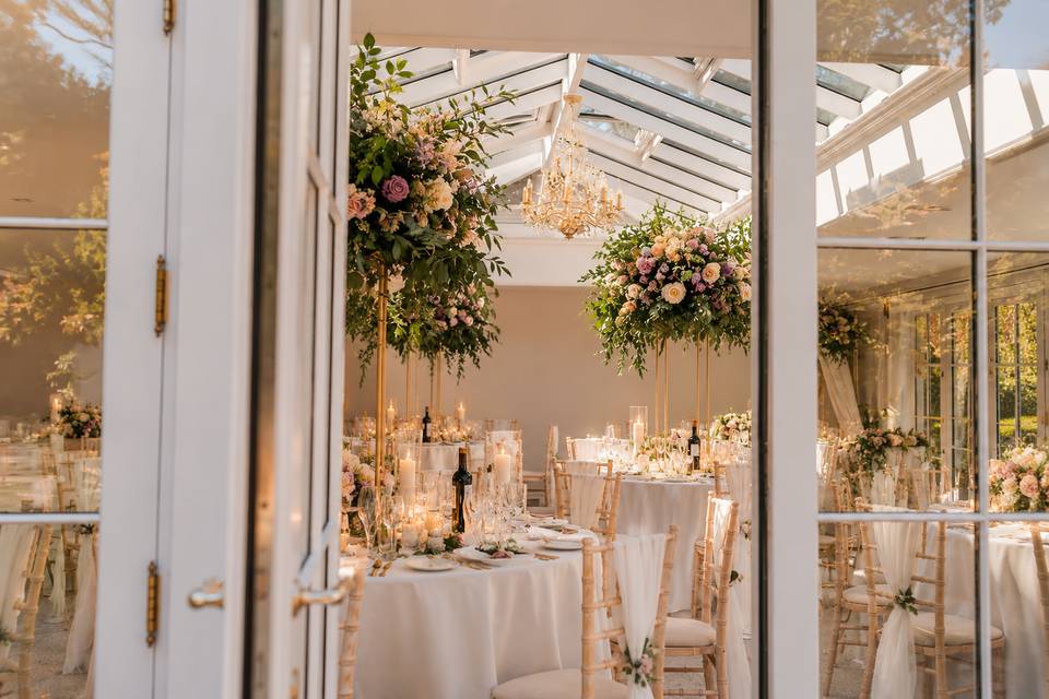 A glimpse into the orangery