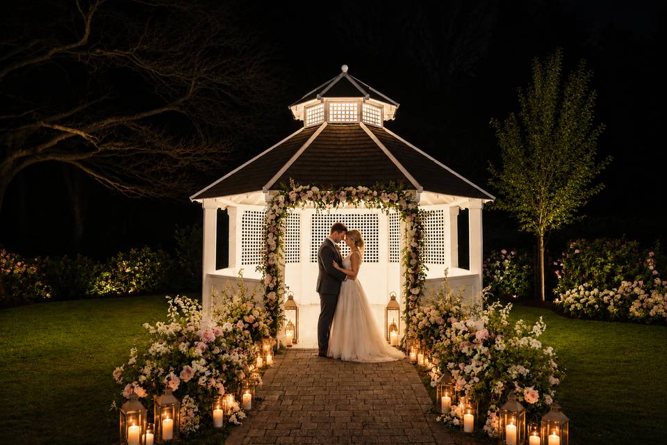 The Pavilion at night