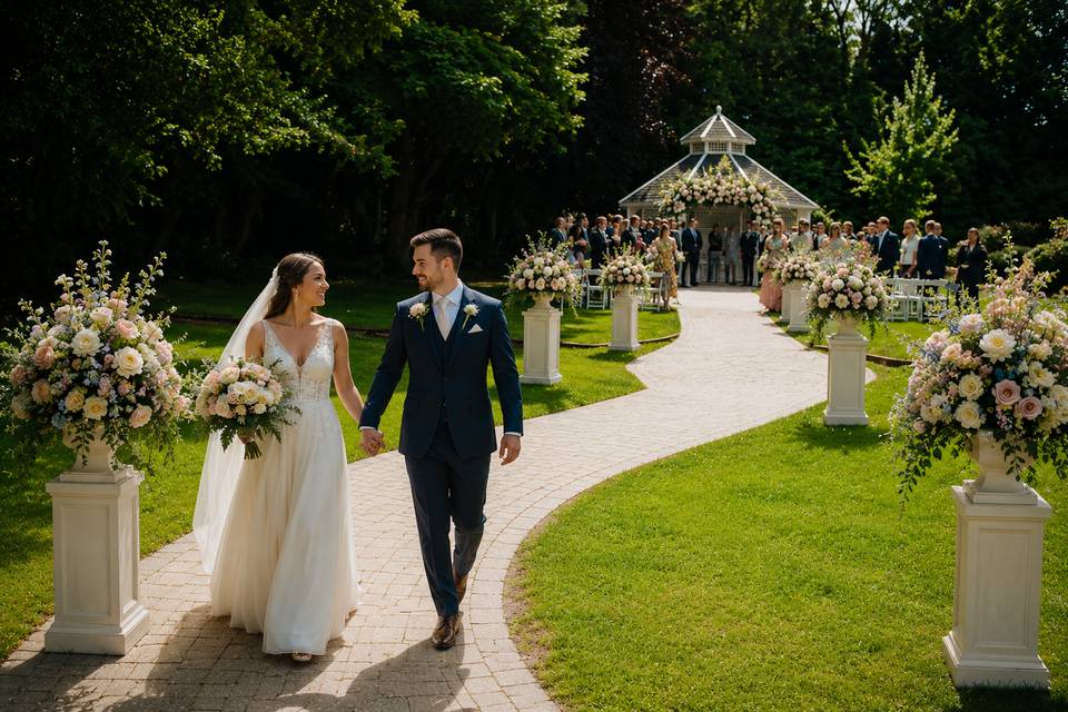 The path to the Pavilion