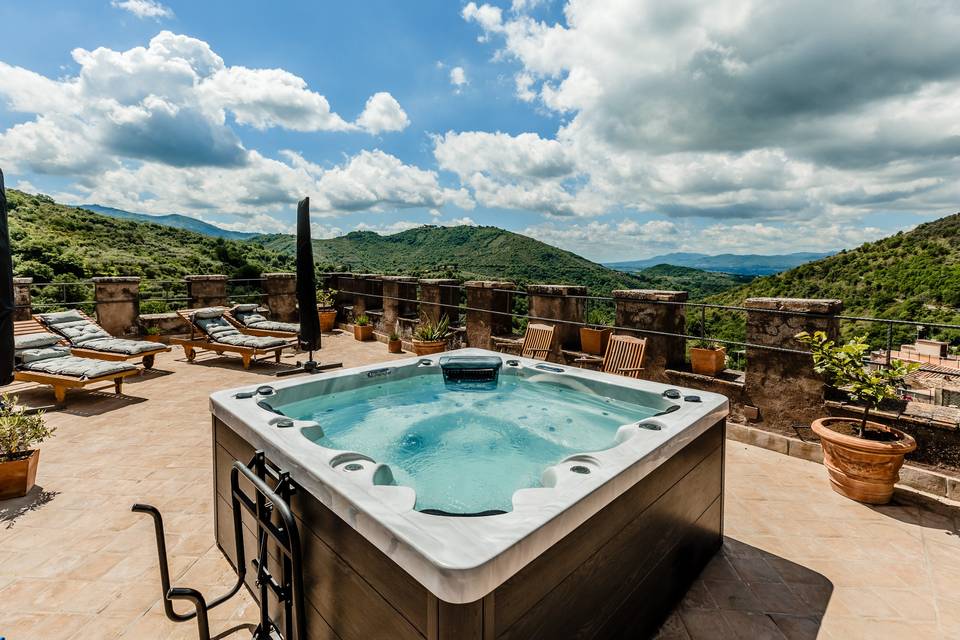 Jacuzzi rooftop terrace