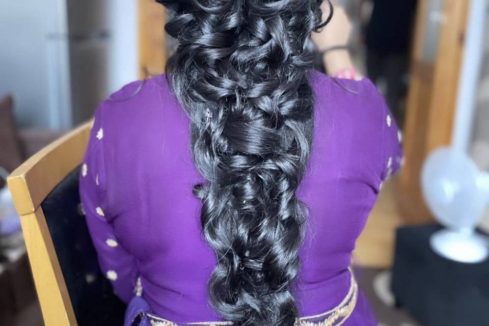 Curls and braid